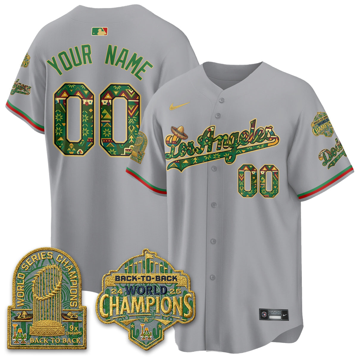 LAD x Mexican Heritage “Let’s Fiesta!” 2026 Limited Vapor Custom Jersey - Stitched