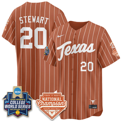 TEX Softball 2026 World Series (WCWS) Vapor Premier Limited Jersey - B2B Champs - Stitched