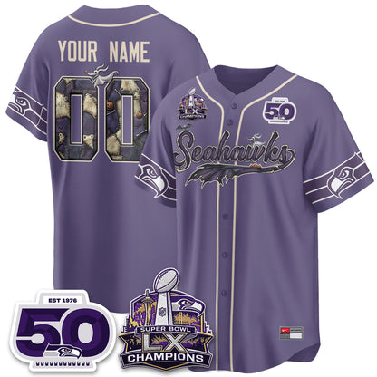 SEA 2026 Nightmare Edition Vapor Custom Baseball Jersey - Stitched