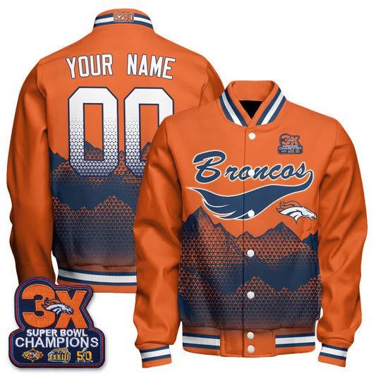 DEN Fangear Edition Custom Baseball Jacket - Printed