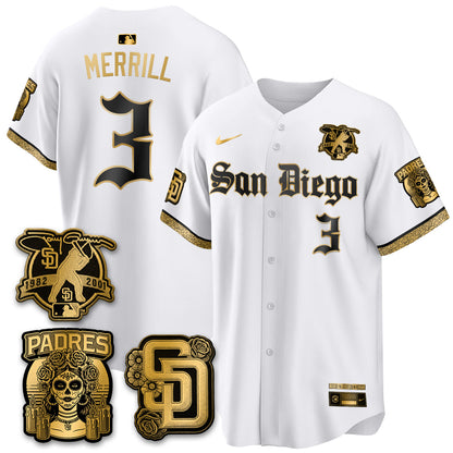SD 2026 City Connect x Tony Gwynn Patch Vapor Premier Limited Jersey - Stitched - V2