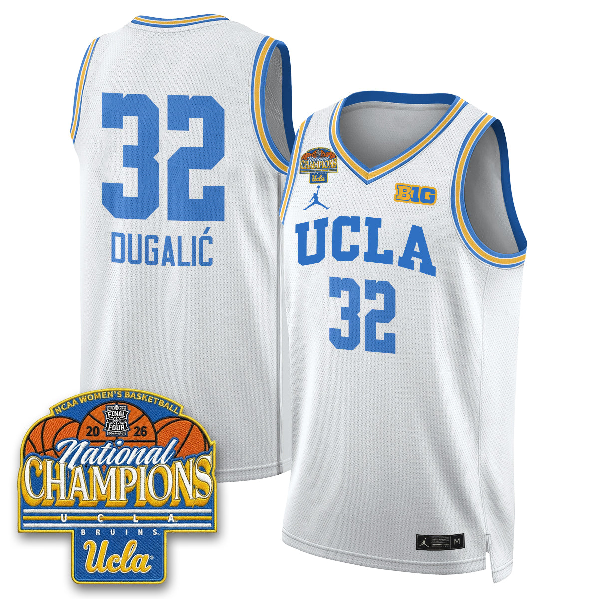 UCLA Women's Basketball National Champion 2026 Limited Jersey -  Stitched