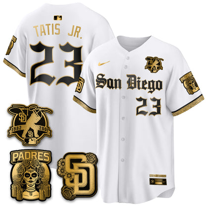 SD 2026 City Connect x Tony Gwynn Patch Vapor Premier Limited Jersey - Stitched - V2