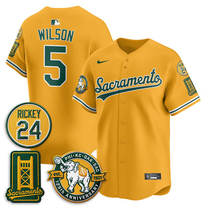 OAK 2026 Alternate Sacramento - Celebrating 125 Years -  Limited Vapor Jersey - Stitched