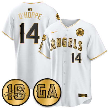 LAA Garret Anderson Tribute Patch Vapor Jersey - Stitched V2