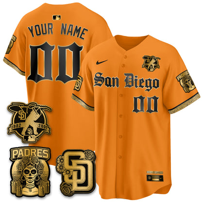 SD 2026 City Connect x Tony Gwynn Patch Vapor Premier Limited Custom Jersey - Stitched - V2