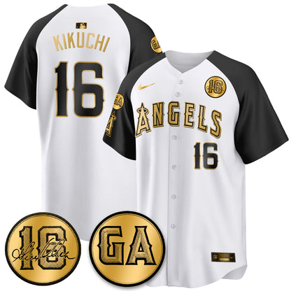 LAA Garret Anderson Tribute Patch Vapor Jersey - Stitched V2