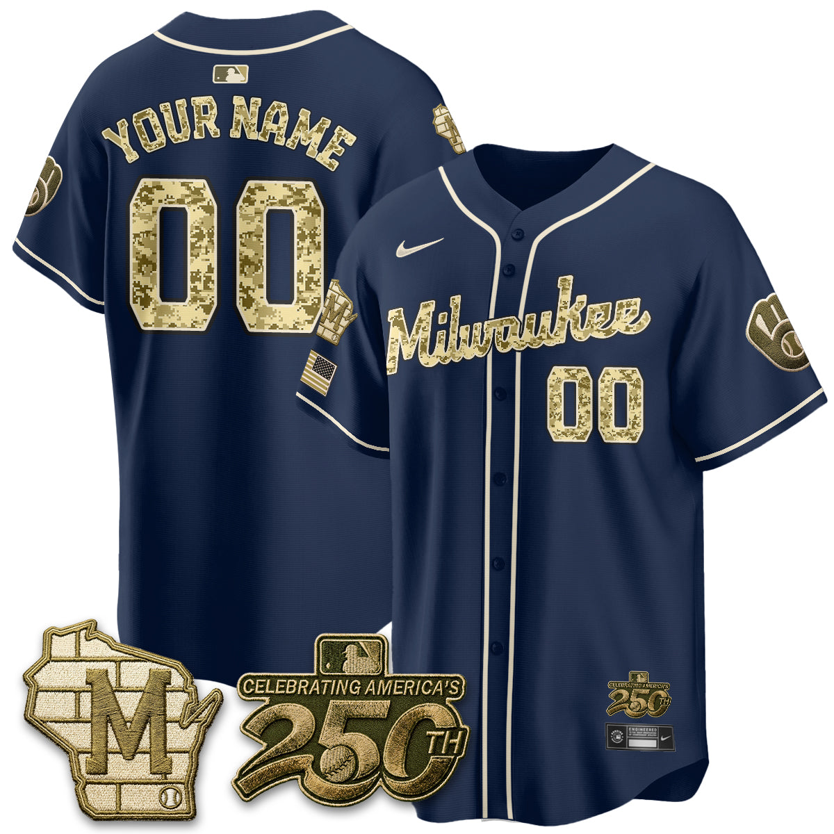 MIL Salute to Service 2026 Vapor Limited Custom Jersey - Stitched