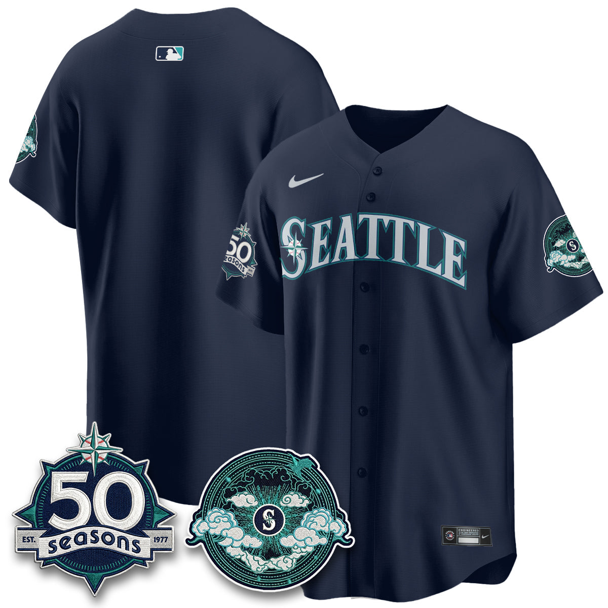 SEA x FW Night Limited Jersey - Stitched