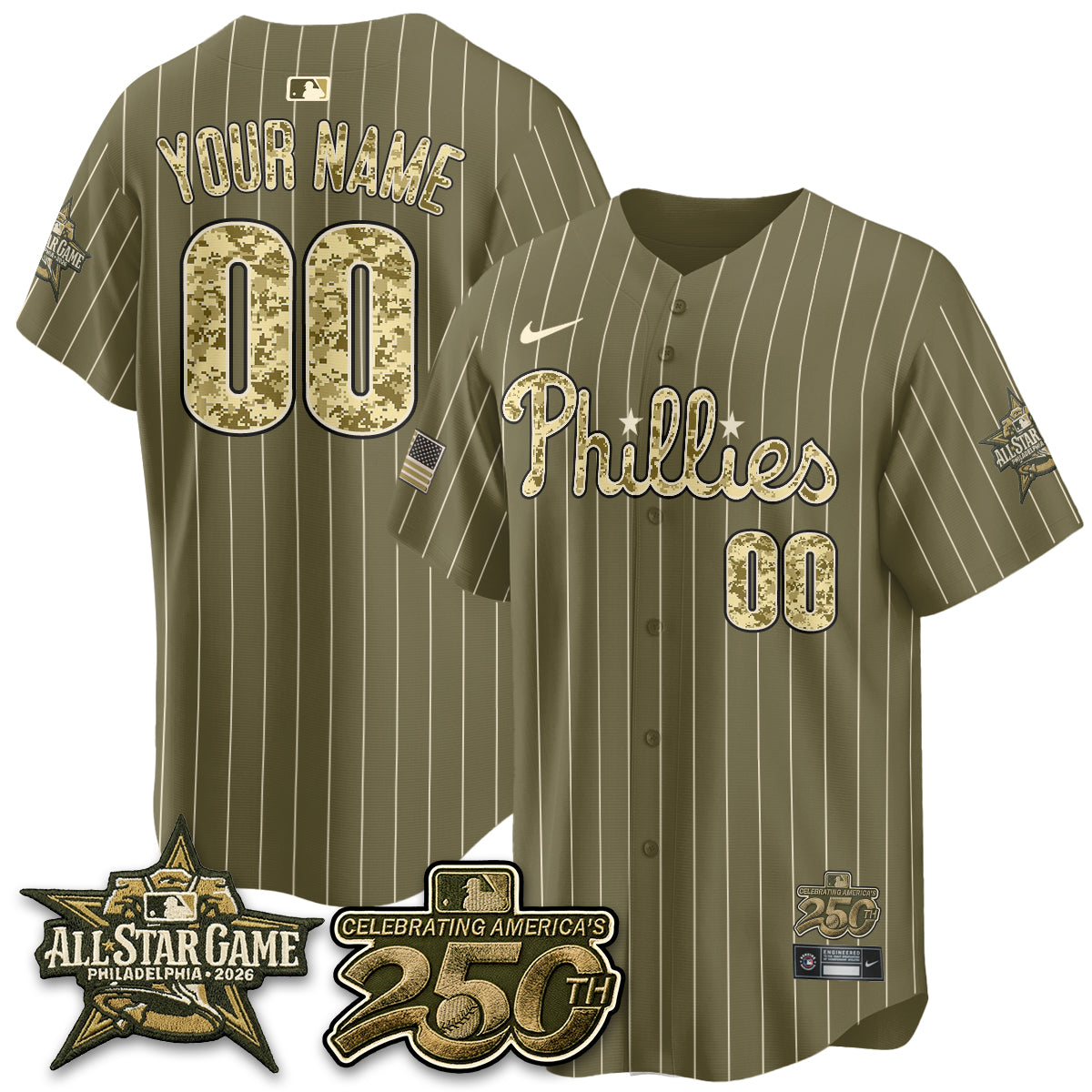 PHI  2026 Armed Forces Day Custom Jersey V3 - Stitched