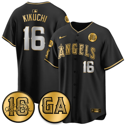 LAA Garret Anderson Tribute Patch Vapor Jersey - Stitched V2
