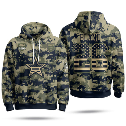 DAL 2026 Salute To Service Edition Pullover Hoodie - Printed
