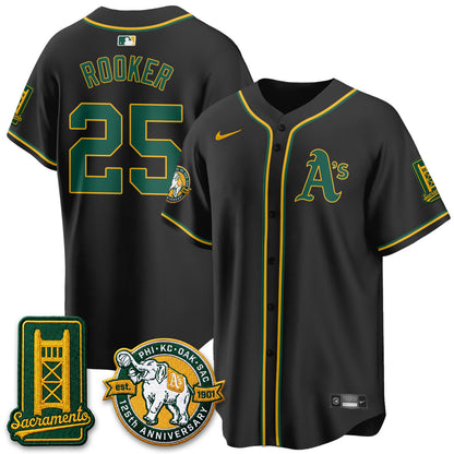 OAK 2026 Black Out Style - Celebrating 125 Years -  Limited Vapor Jersey - Stitched