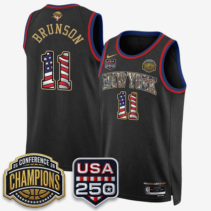 NYK 2026 Basketball  Eastern Conference Champions x Fourth of July Vapor Jersey - Stitched