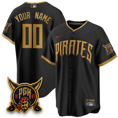 PIT 2026 City Connect Vapor Premier Limited Custom Jersey - Stitched