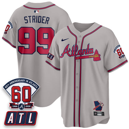 ATL 2026 60th Anniversary Vapor Limited Jersey - Stitched