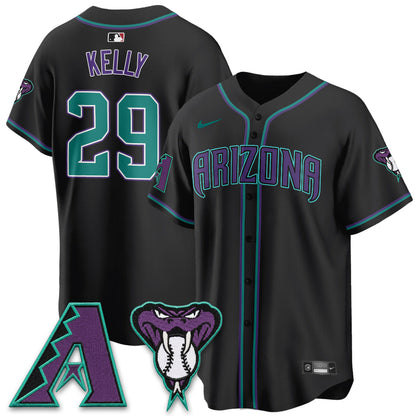 ARI Black Out Style Vapor Premier Limited Jersey - Stitched