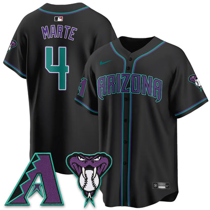 ARI Black Out Style Vapor Premier Limited Jersey - Stitched