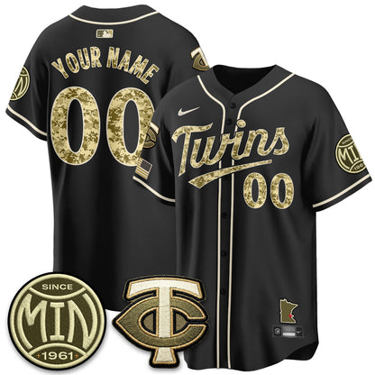 MIN 2026 Armed Forces Day Custom Jersey  - Stitched
