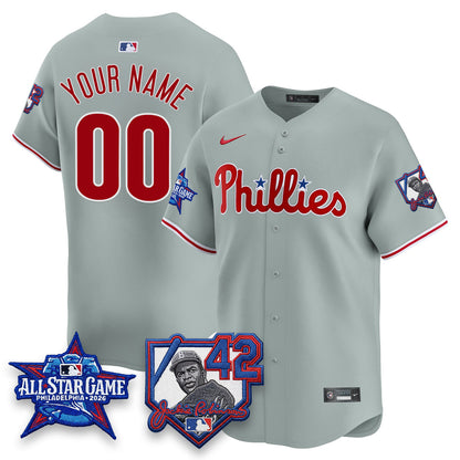 PHI 2026 Jackie Robinson New Era - All Star Game Vapor Limited Custom Jersey - Stitched
