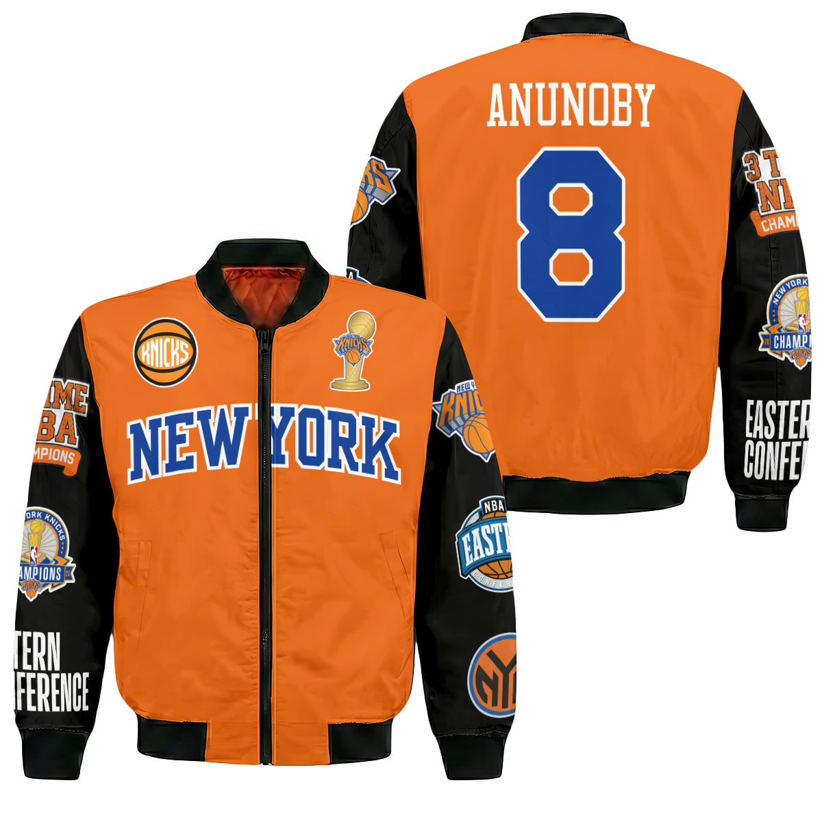 NYK 2026 Basketball  Finals Champions Limited Edition Bomber Jacket - Printed