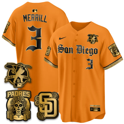 SD 2026 City Connect x Tony Gwynn Patch Vapor Premier Limited Jersey - Stitched - V2