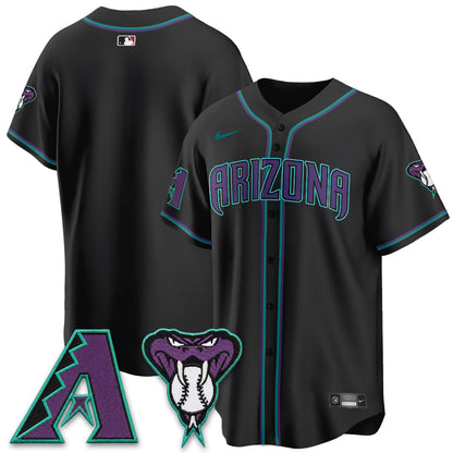 ARI Black Out Style Vapor Premier Limited Jersey - Stitched