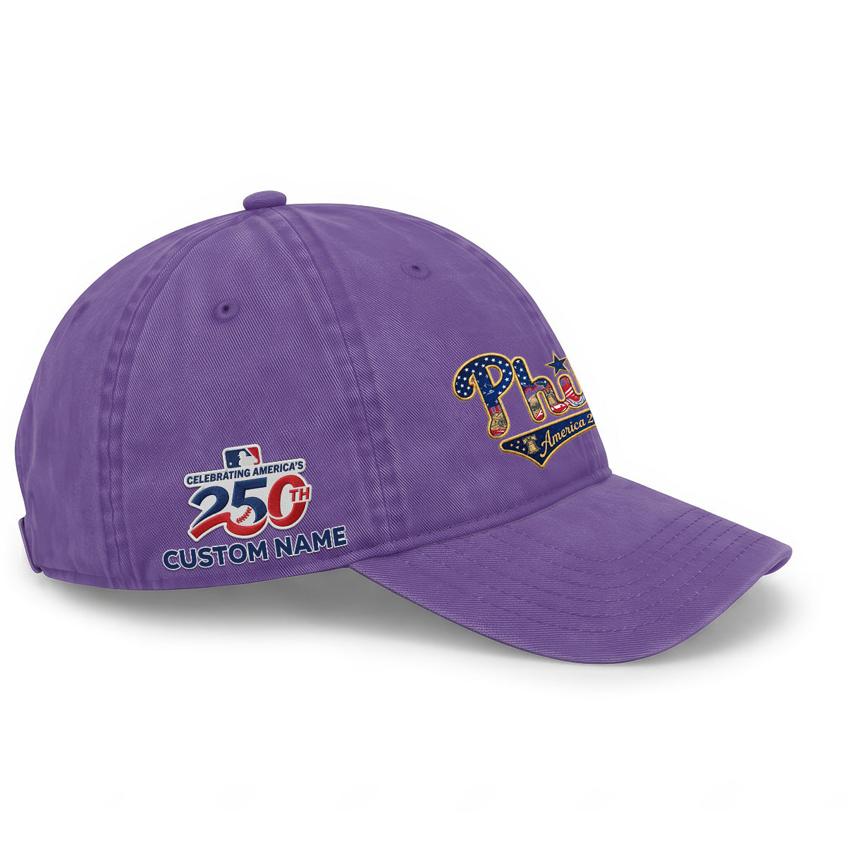 PHI 2026 Independence Day Custom Wash Hat V2- Embroidered
