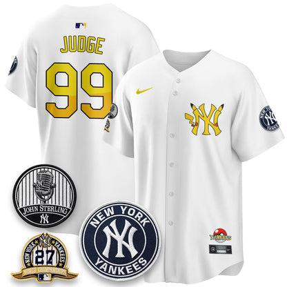 NYY x PKM Cartoon Limited Jersey -  Stitched