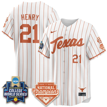 TEX Softball 2026 World Series (WCWS) Vapor Premier Limited Jersey - B2B Champs - Stitched