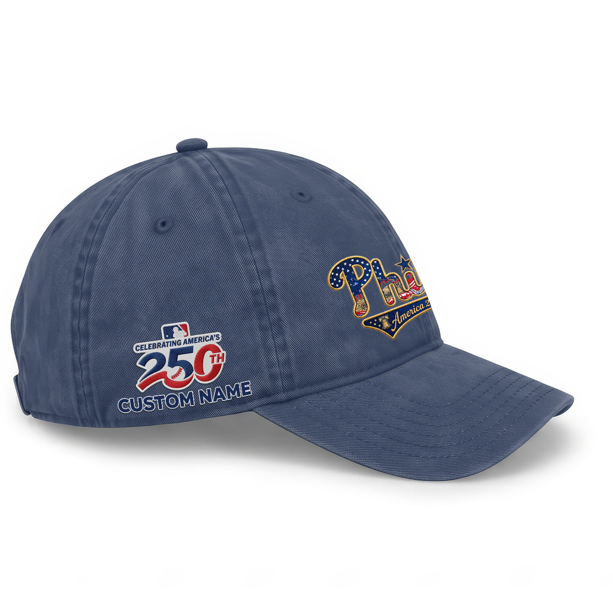 PHI 2026 Independence Day Custom Wash Hat V2- Embroidered