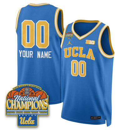 UCLA Women's Basketball National Champion 2026 Limited Custom Jersey -  Stitched