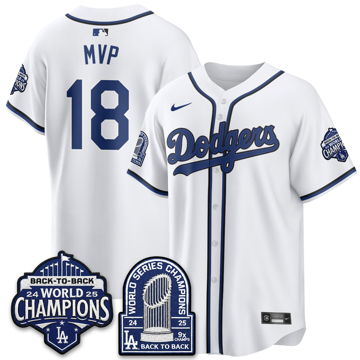 LAD 2026 Black Out Style Vapor Limited Jersey - B2B Champs - Stitched