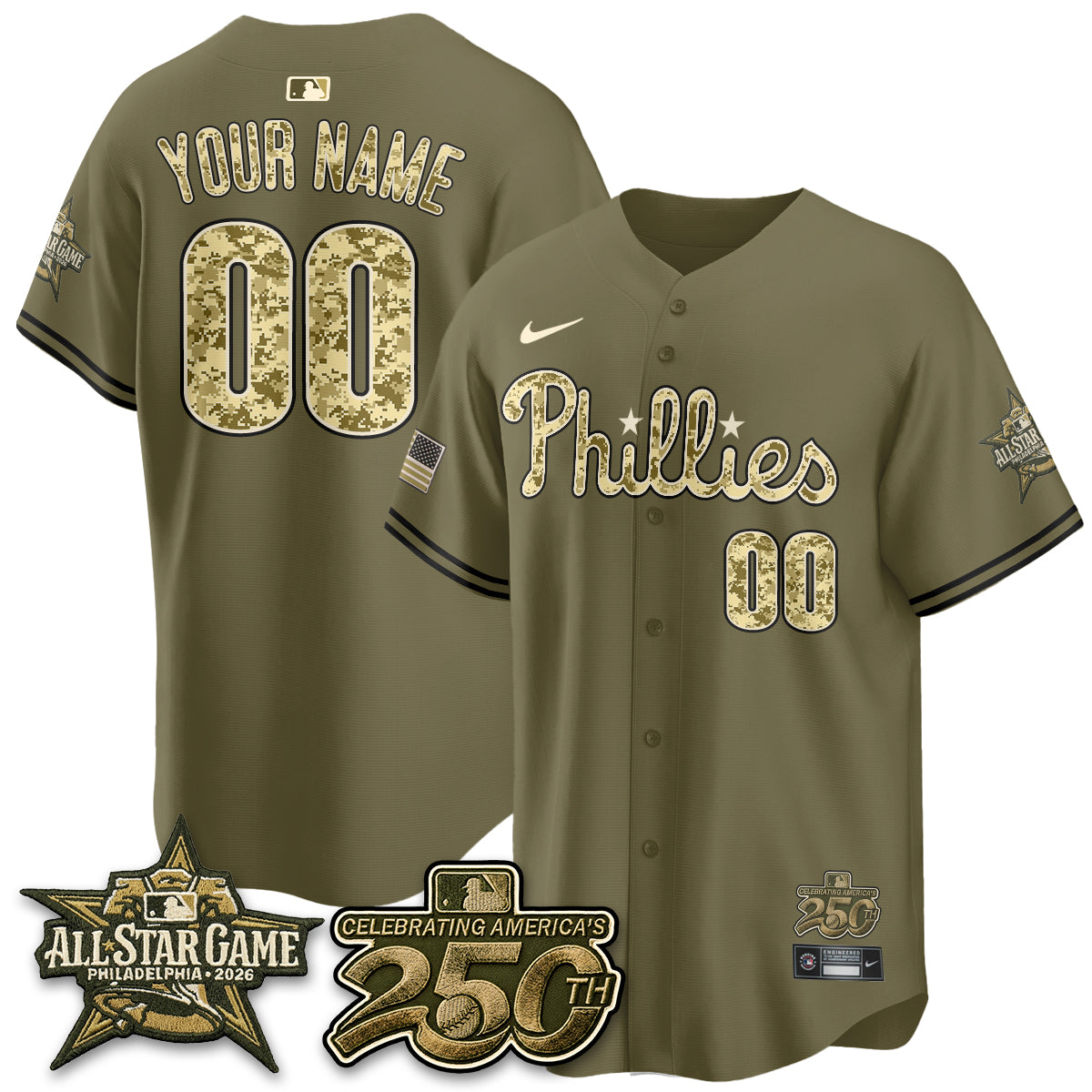 PHI  2026 Armed Forces Day Custom Jersey V3 - Stitched