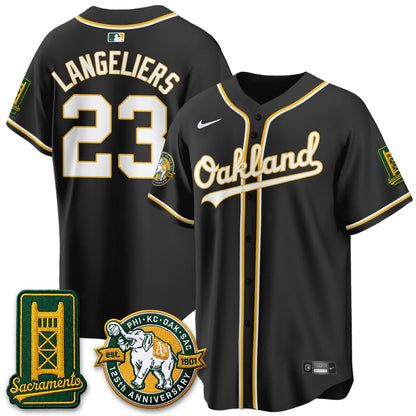 OAK 2026 Black Out Style - Celebrating 125 Years -  Limited Vapor Jersey - Stitched