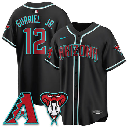 ARI Black Out Style Vapor Premier Limited Jersey - Stitched