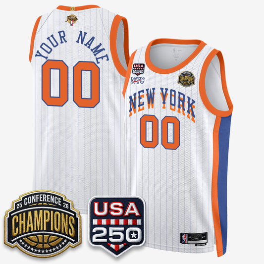 NYK 2026 Basketball  Eastern Conference Champions City Edition Custom Jersey V2- Stitched
