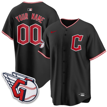CLE 2026 Black Out Style Limited Vapor Custom Jersey - Stitched