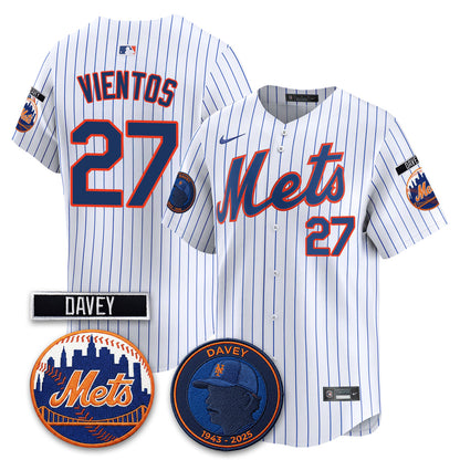 NYM 2026 Davey Johnson In Memoriam Vapor Limited Jersey - Stitched