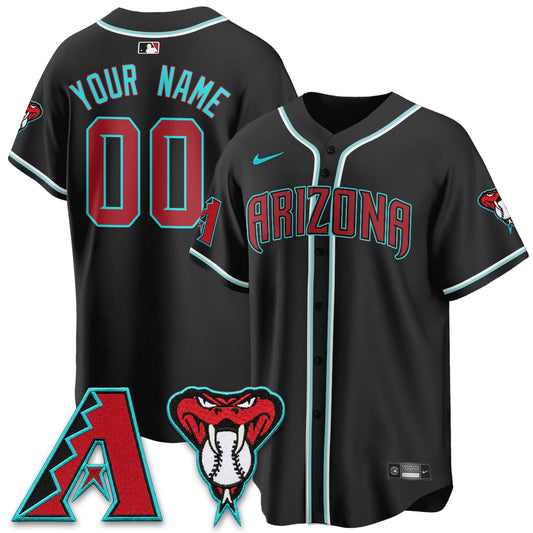 ARI Black Out Style Vapor Premier Limited Custom Jersey - Stitched