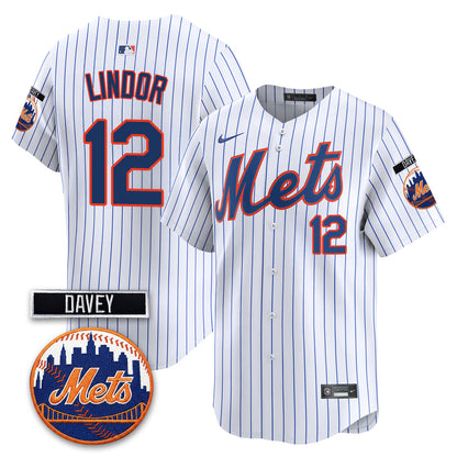 NYM 2026 Davey Johnson Memorial Vapor Limited Jersey - Stitched