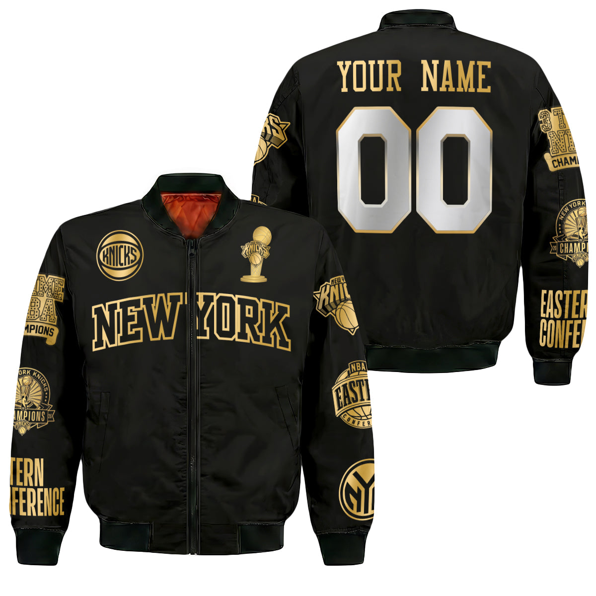 NYK 2026 Basketball  Finals Champions Limited Edition Custom Bomber Jacket - Printed