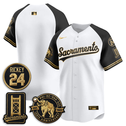 OAK 2026 Alternate Sacramento 125 Years Limited Vapor Gold Edition Jersey - Stitched