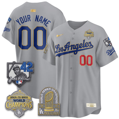 LAD 2026 New Era Gold Collection Vapor Custom Limited Jersey - B2B Champs - Stitched