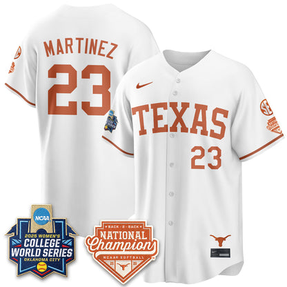 TEX Softball 2026 World Series (WCWS) Vapor Premier Limited Jersey - B2B Champs - Stitched