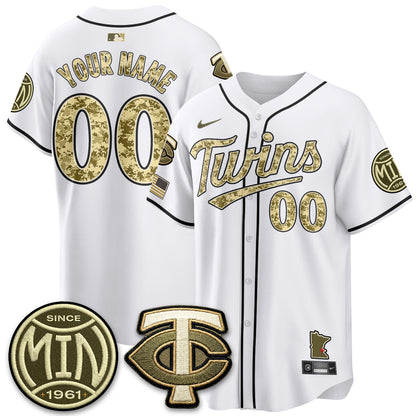 MIN 2026 Armed Forces Day Custom Jersey  - Stitched