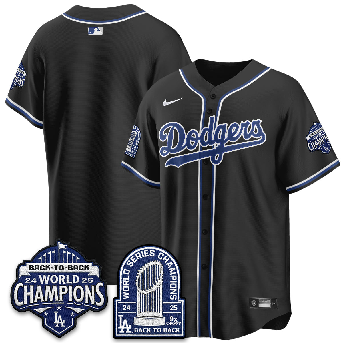 LAD 2026 Black Out Style Vapor Limited Jersey - B2B Champs - Stitched