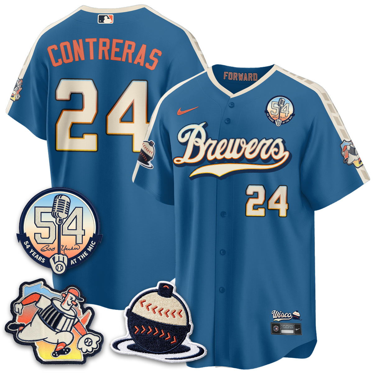 MIL 2026 City Connect Bob Uecker Vapor Limited Jersey - Stitched V1
