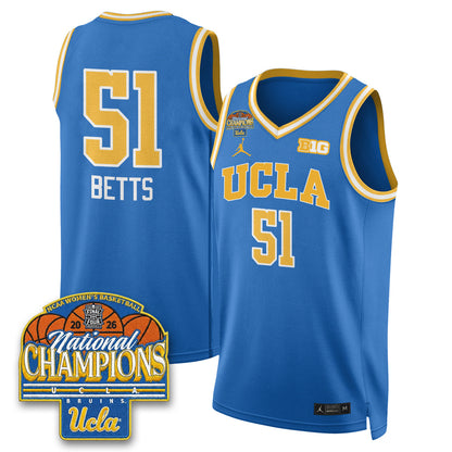 UCLA Women's Basketball National Champion 2026 Limited Jersey -  Stitched