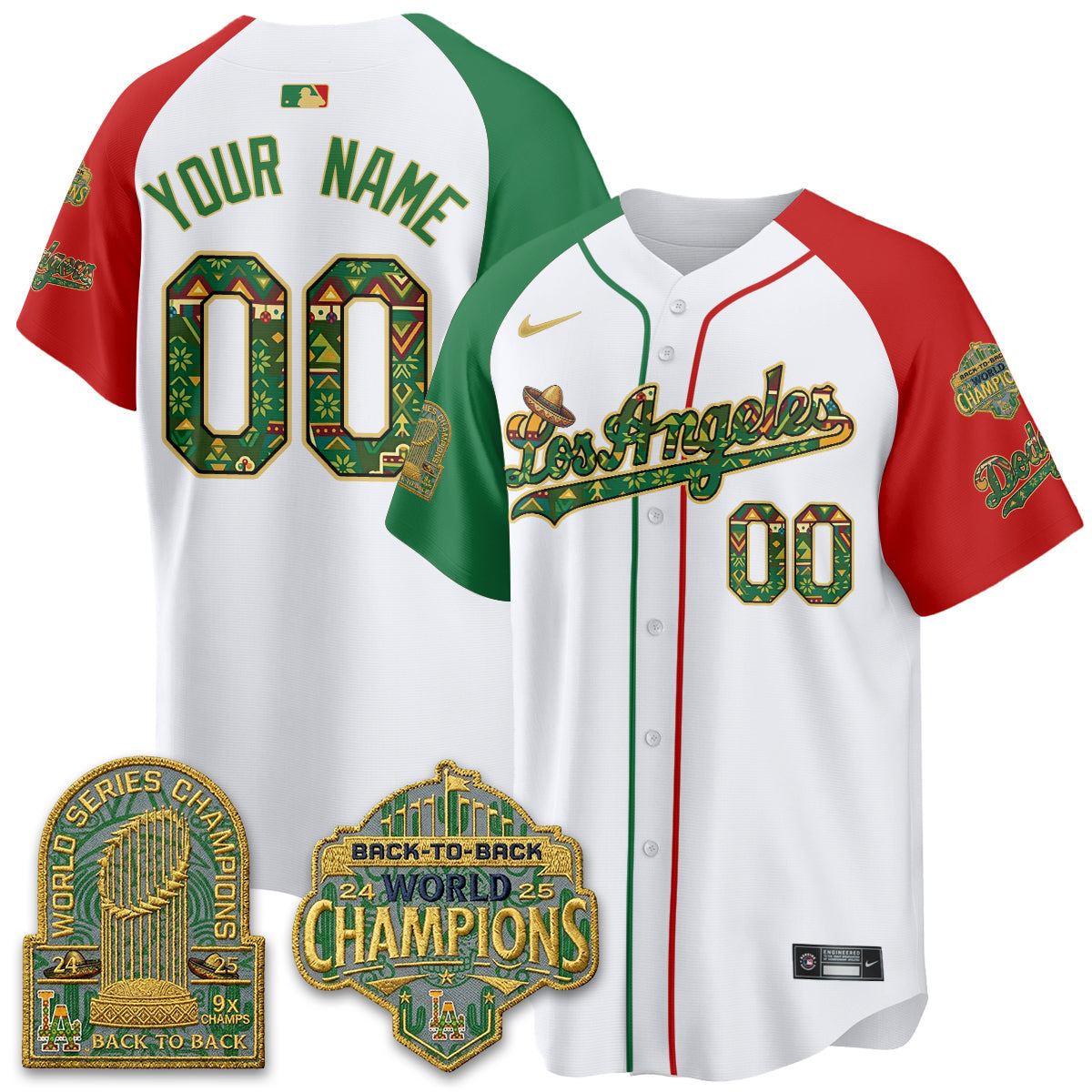 LAD x Mexican Heritage “Let’s Fiesta!” 2026 Limited Vapor Custom Jersey - Stitched